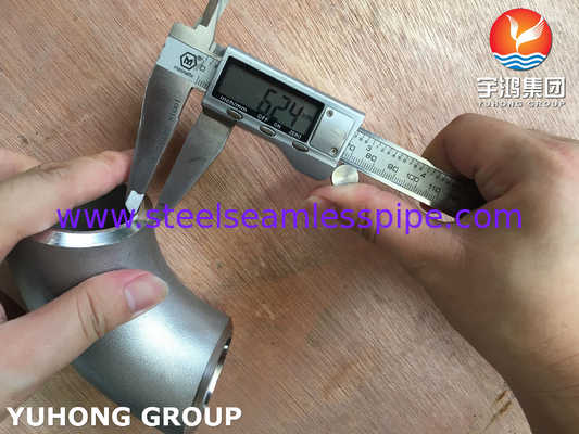 ASME SB366 WP904L-S roestvrij staal 90° LR Elbow BW fittings ASME B16.9