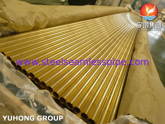 ASTM B111 C44300 O61 Admiralty Messingbuis naadloos koperwarmtewisselaarbuis