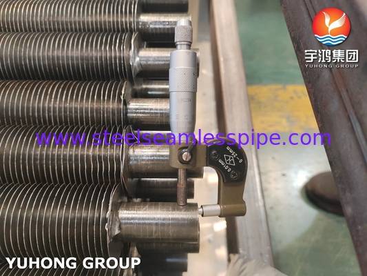 A179 Carbon Steel Fin Tube A1100 A1060 Aluminium strip voor luchtkoeler