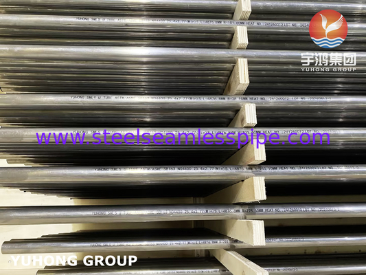 Nikkellegering U-buigbuis ASME SB163 Monel 400 UNS N04400 naadloos buisje