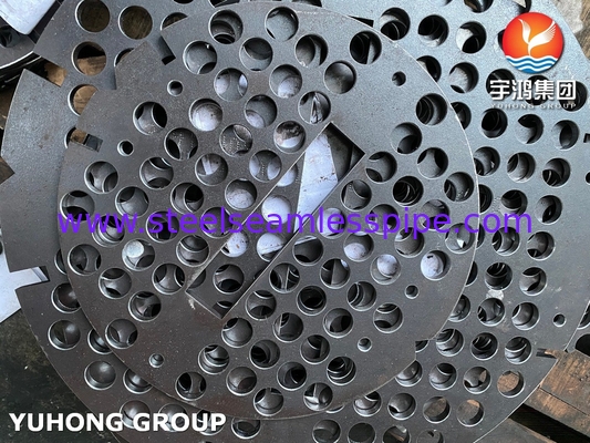 Verwarmingswisselaar, draagplaat, ASME SA516 GR.70, NACE MR- 0175, MR-0103