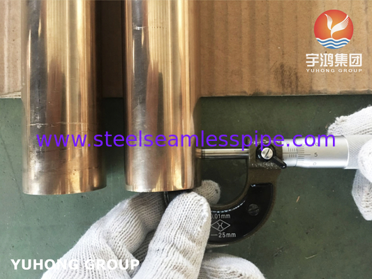 C12200 Rode koperen legering waterloze naadloze buis ASTM B88 voor watervoorziening