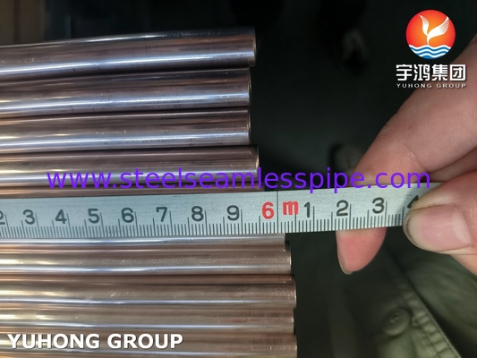ASTM B111 C70600 koperlegeringsbuis voor condensatieinstallaties voor warmtewisselaars