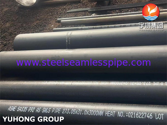 ASTM A335 / ASME SA335 P92 naadloos buisje van legeringsstaal Hoogdrukketelpijp