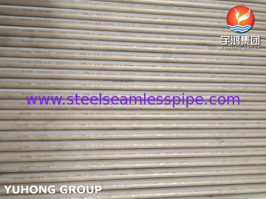 Super Duplex 2507 buis, ASME SA789 UNS S32750 naadloos duplex stalen buis