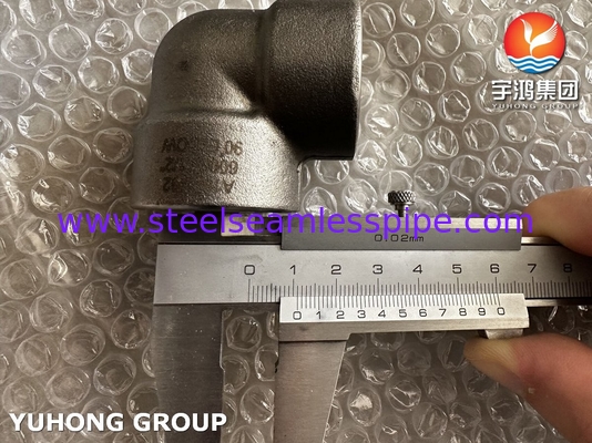 ASTM A182 F92 legeringsstaal 90° Elbow 6000# Hoogdruk gesmeed buisbehang