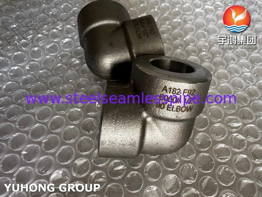 ASTM A182 F92 legeringsstaal 90° Elbow 6000# Hoogdruk gesmeed buisbehang