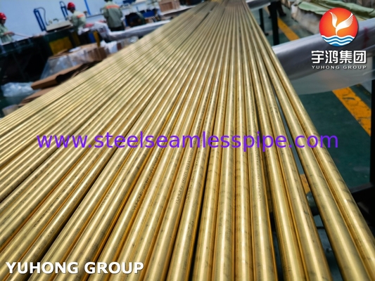 ASTM B111 ASME SB111 C68700 Aluminium messingbuis voor warmtewisselaar