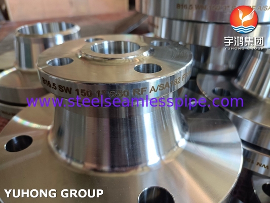 ASTM A182 F316L roestvrijstalen stopcontact gesweisde flense B16.5 SWRF flense