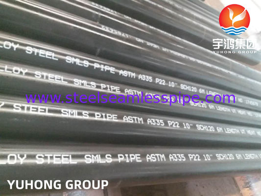 ASTM A335 P11 P22 ALLOY STEEL SEAMLESS PIPE SCH80 SCH40 ZWARTSCHALEN BESCHALENDE VLAAGE VELDEN VAN OLIE EN GAS
