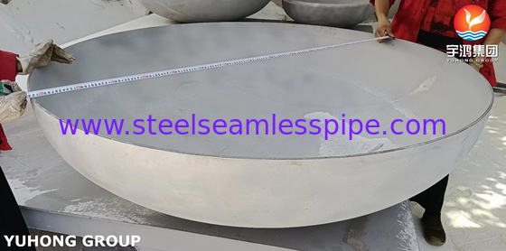 ASTM SA240 SS321 Ellipsoïdale kop en schotel einde voor drukvat
