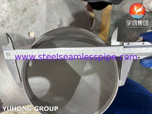 ASTM B366 UNS N08810 legering 800H Buttweld Fittings 180 graden terugbuiging