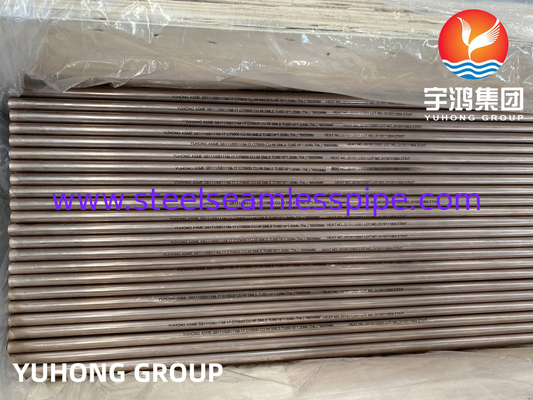 ASTM B111 C68700 C70600 C44300 C1200 voor warmtewisselaar, condensator, luchtkoeler, verwarmingssysteem