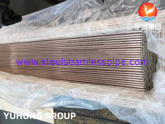 ASTM B111 C68700 C70600 C44300 C1200 voor warmtewisselaar, condensator, luchtkoeler, verwarmingssysteem