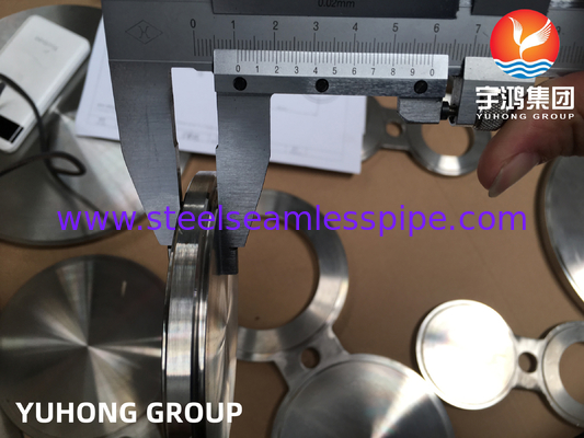 ASTM A182 Roestvrij staal duplex staal brilblinde flens Asme B16.48
