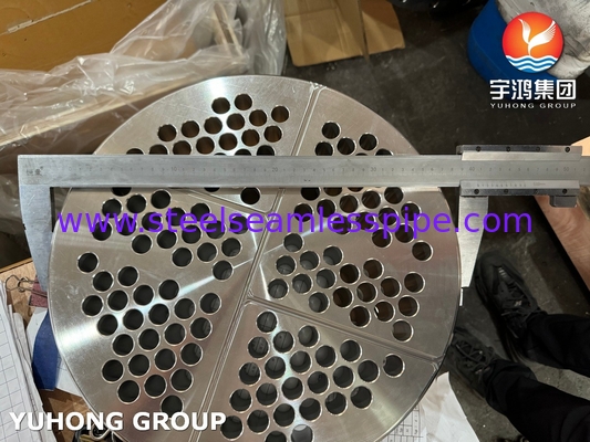 ASTM A240 SS304 buisblad voor warmtewisselaars