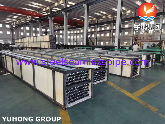 ASTM A210 GR.A1, Carbon Steel Embedded Fin Tube Met Aluminium Strip, 100% ECT