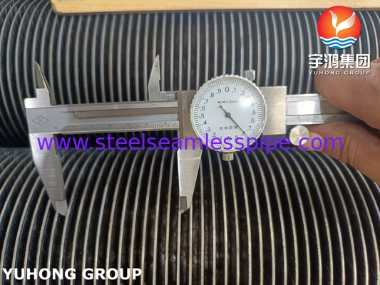 HFW Solid Plain Fined Tube, ASTM A335 P22 Alloy Steel naadloze buis voor ketel