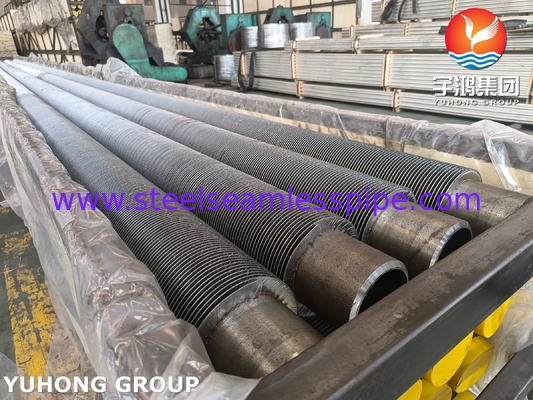 HFW Solid Plain Fined Tube, ASTM A335 P22 Alloy Steel naadloze buis voor ketel