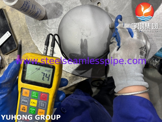 Super Duplex SAF2507 Pipe Fittings, ASTM A815 WPS UNS S32750 Buttweld Cap