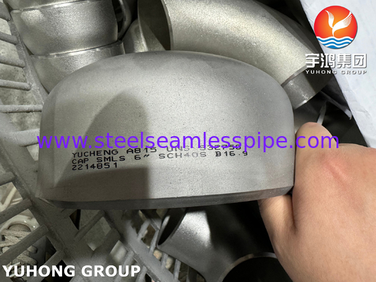 Super Duplex SAF2507 Pipe Fittings, ASTM A815 WPS UNS S32750 Buttweld Cap