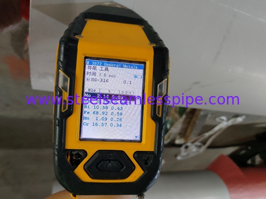 TP316L DSAW-buis EN 1.4404 Voor afvalwaterzuiveringsinstallaties ASTM A358 norm
