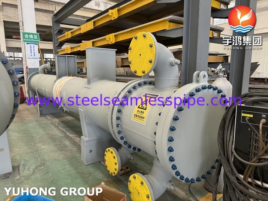 Floating Head Heat Exchanger, Carbon Steel Seamless Tube ASTM A179 en Tubesheet ASTM A266 Gr.2N
