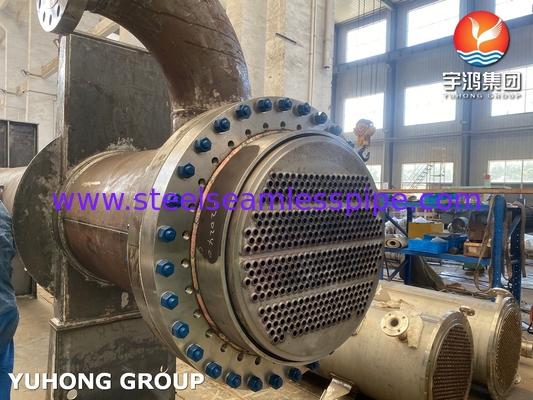 Floating Head Heat Exchanger, Carbon Steel Seamless Tube ASTM A179 en Tubesheet ASTM A266 Gr.2N