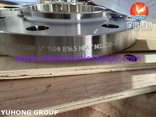 ASTM B564 UNS N10276 Slip On Flange met nikkellegering / Hastelloy C276 SORF Flange