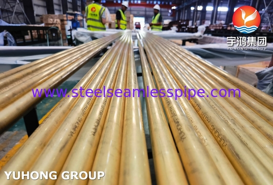 C68700 naadloos buisje van koperlegering ASTM B111 voor warmtewisselaars SGS goedgekeurd
