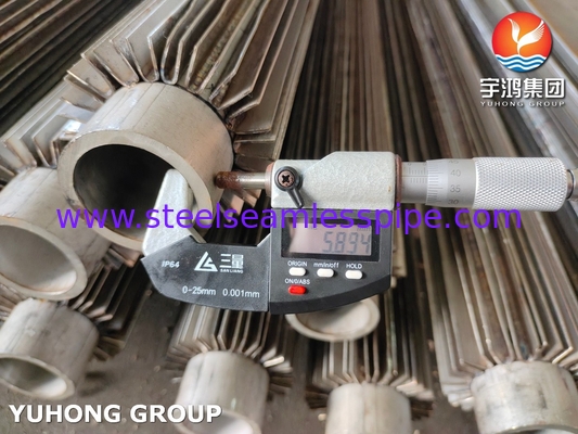 ASTM A106 A333 A179 A210, P5 P11 P22 P9, Langwerpig gevinst buis