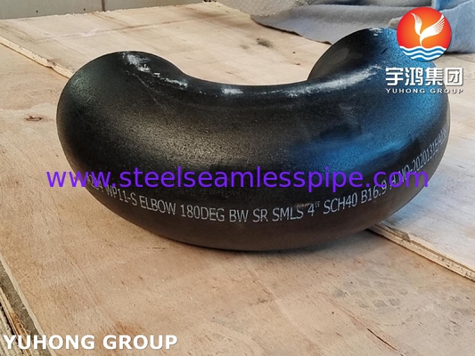 180° ELBOW 90° ELBOW A234 WP11 WP22 BW SR naadloze toebehoren van legeringsstaal voor brandverwarming