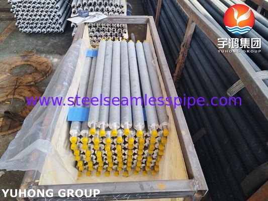 ASME A179 Carbon Steel Fin Tube Wound Type L Voor airconditioning
