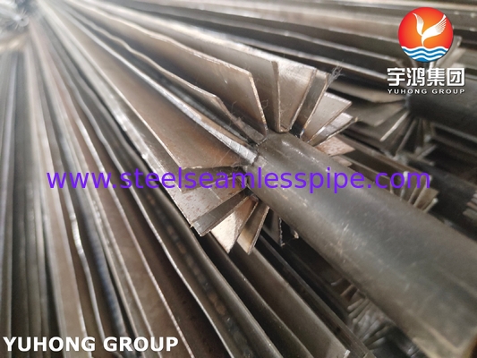 ASTM A179 Carbon Steel Longitudinal Fin Tube Q235B Fin voor luchtvoorverwarmer
