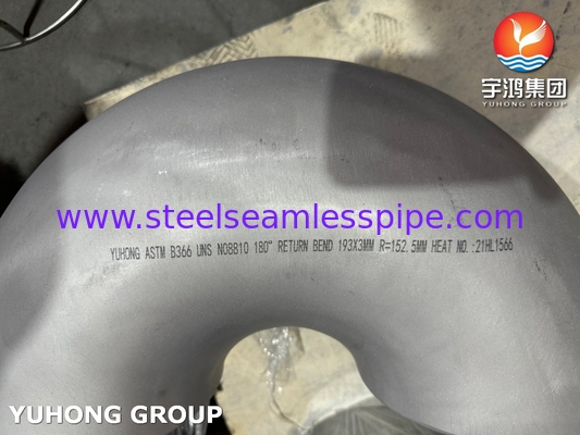 Inconel 690 ASTM B366 45 / 90 / 180 graden Elbow Buttweld Fitting
