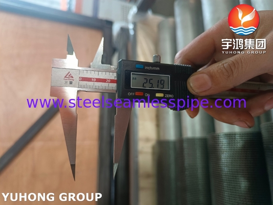 TP304H HFW Fin Tube Serrated Type ASTM A312 voor HRSG warmteherstel stoom systeem