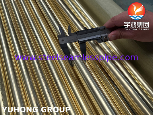ASTM B111 / ASME SB111 C44300 Koperen buis voor toepassing in condensatorwarmtewisselaars