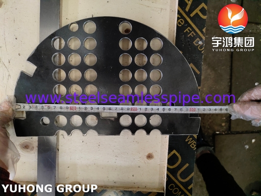 HELTETEXCHANGER PARTEN DROGENVASEL BAFFLE PLATE SA387 GR.11 CL.2 A36