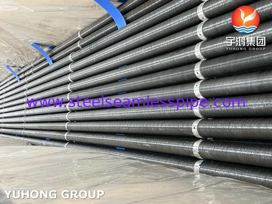 ASTM A179 Carbon Steel Fin Tube Aluminium G Fin Type Voor Droge Koeltoren