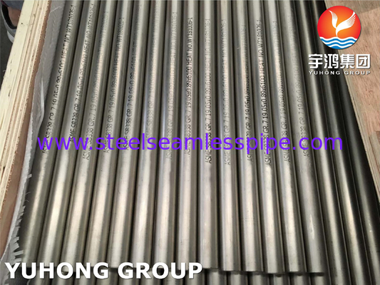 ASME SB338 Gr7 UNS R52400 buis van titanium-palladium voor condensatoren