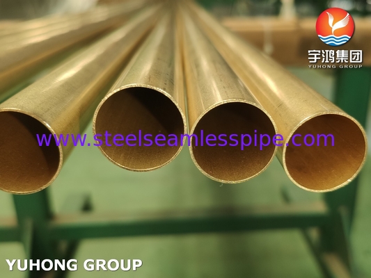 JIS H3300 C6872T / ASTM B111 C68700 Aluminium messing buis Warmtewisselaar buis