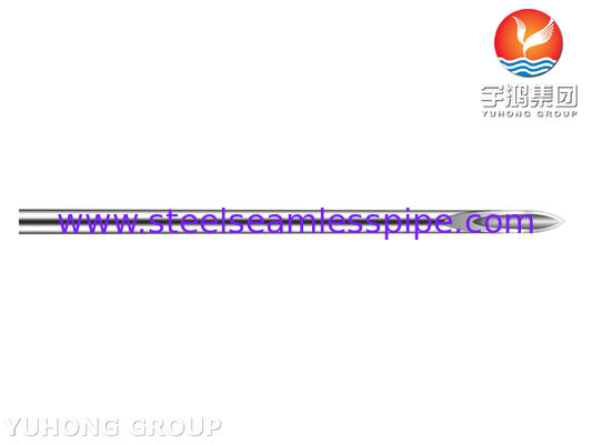 ISO9626 injectie-naaldbuis van roestvrij staal, geslepen punt, medische hypodermische naald