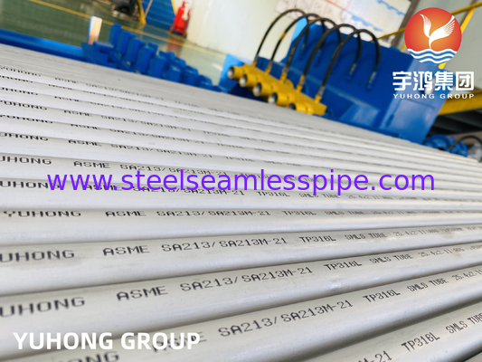 ASTM A213 TP316 TP316L naadloze buizen van roestvrij staal