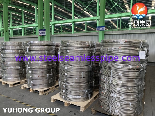ASTM A269 TP316L Naadloos buisje van roestvrij staal spoel NACE MR0175 Naleving