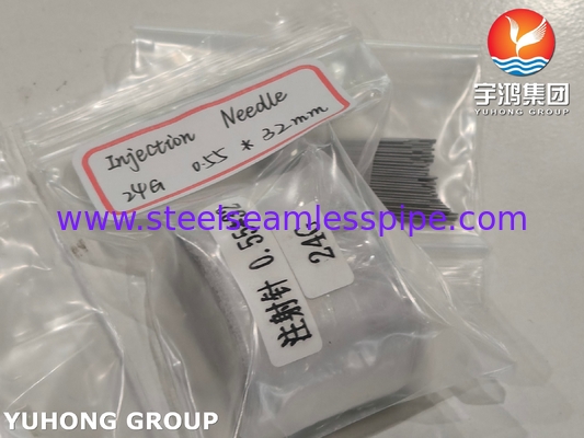 24G medische injectie naald, 0,55 * 32MM, Bevel punt roestvrij staal naald buis ISO9626