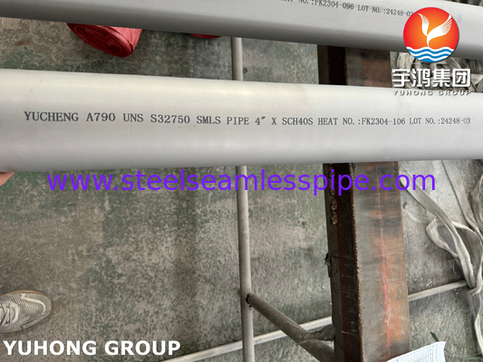 ASTM A790 S32750 naadloos buisje van dubbelstaal voor condensatoren en koelsystemen