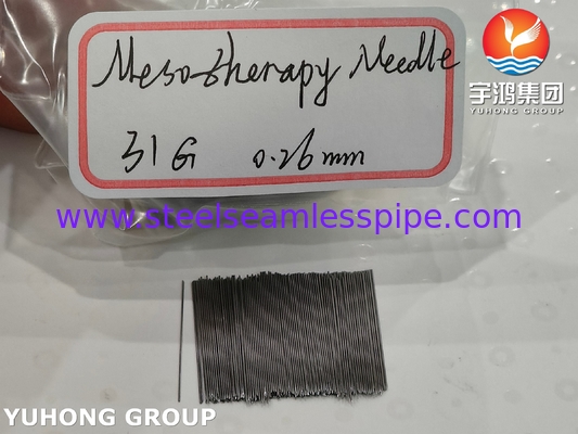Mesotherapie-naald 31G Triple Bevelled Steriele Naaldbuis Voor Cosmetische Chirurgie ISO9626