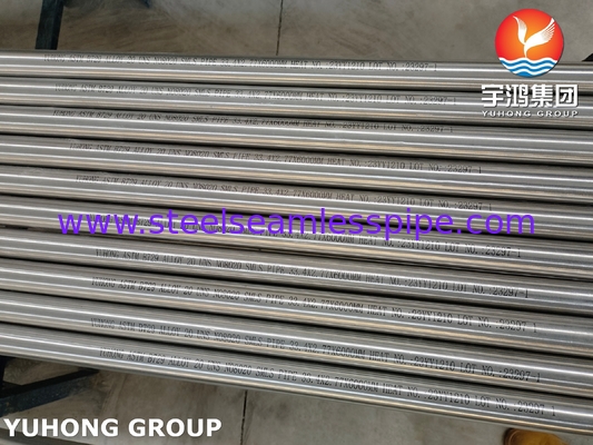 ASTM B729 legering 20 / UNS N08020 / 2.4660 naadloos nikkel legeringspijp
