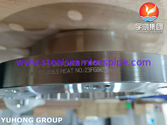 ASTM A182 F55 WNFF Flanche B16.5 Super Duplex Steel S32760 Lashalsflens