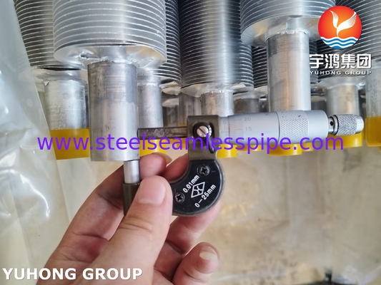 ASME SA249 TP316L Wunded Fin Tube met Al1100 Fin Strip voor luchtkoeler